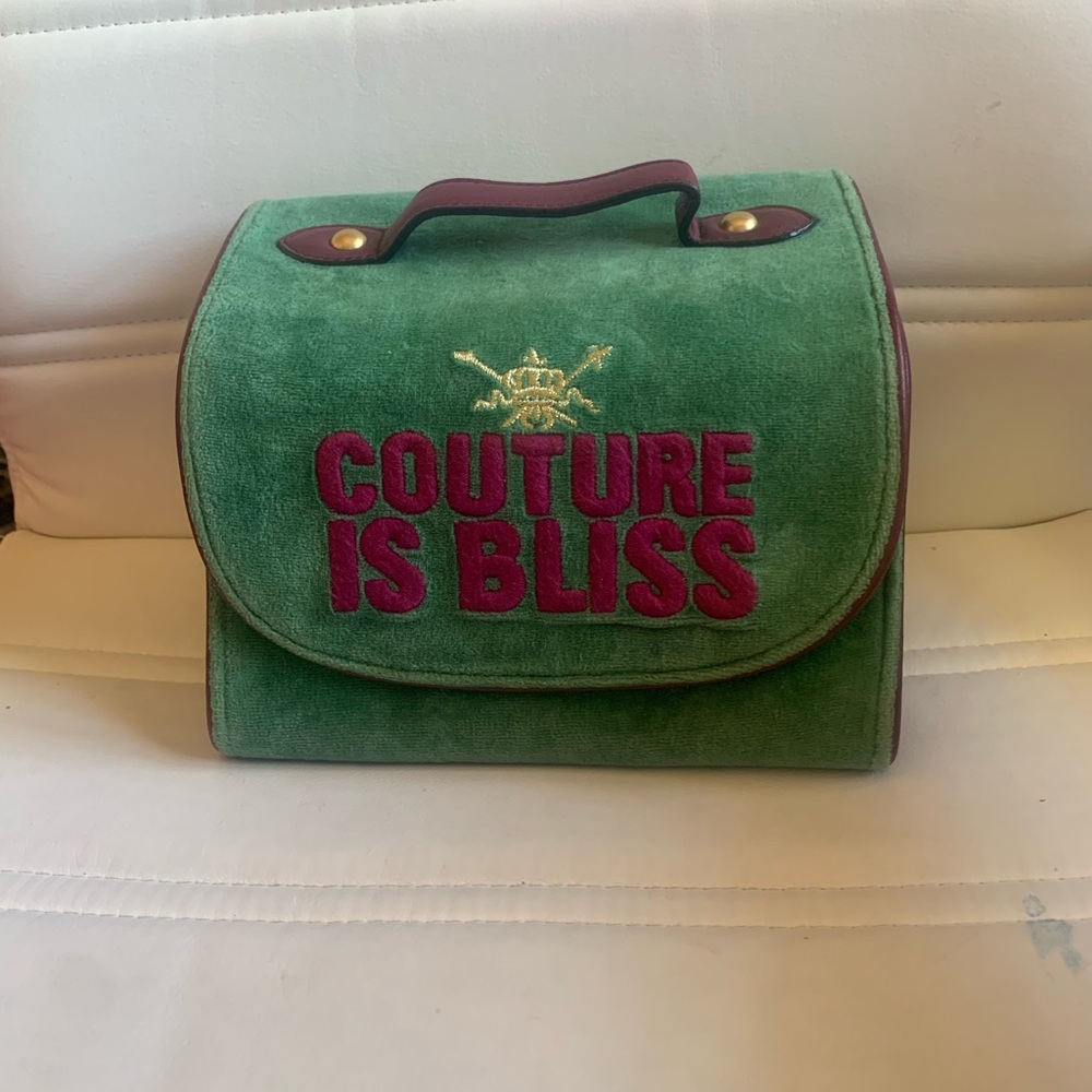 Vintage Juicy Couture makeup cosmetic or jewelry case
